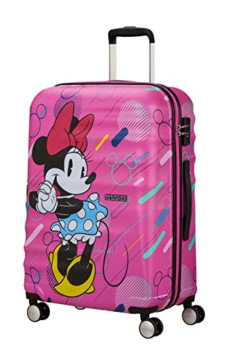 American Tourister Wavebreaker Disney - Spinner L, Children's Luggage, 77 cm, 96 L, Multicolored (Mickey Blue Kiss) on Sale